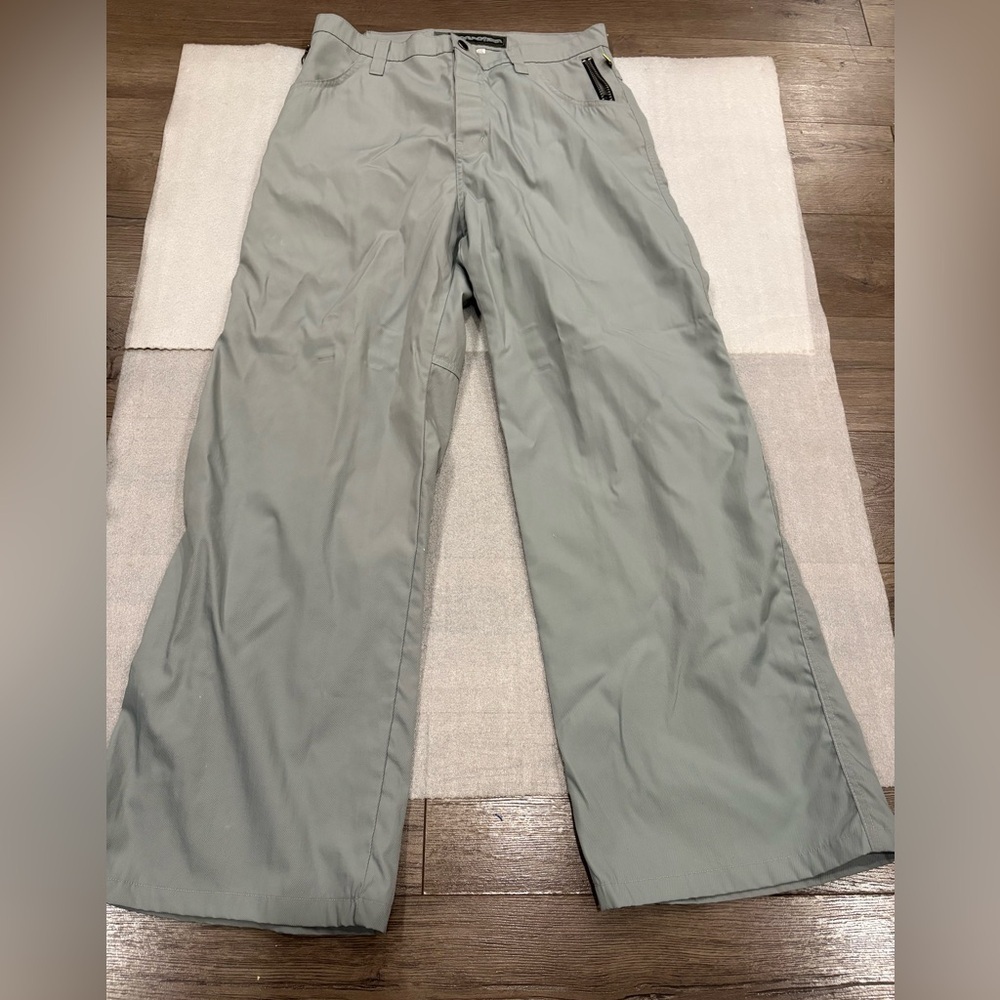 [W34Ins30]VTG ChompOTron Nylon Men's Utility Outdoor Pants Gray